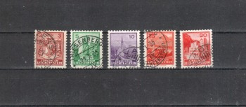 Liechtenstein Michelnummer 126 - 130 gestempelt Liechtenstein Michelnummer 126 - 130 gestempelt