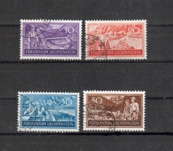 Liechtenstein Michelnummer 152 - 155 gestempelt Liechtenstein Michelnummer 152 - 155 gestempelt