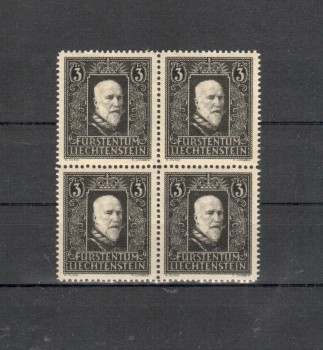 Liechtenstein Michelnummer 171 Viererblock postfrisch Liechtenstein Michelnummer 171 Viererblock postfrisch