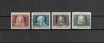 Liechtenstein Michelnummer 198 - 201 gestempelt Liechtenstein Michelnummer 198 - 201 gestempelt