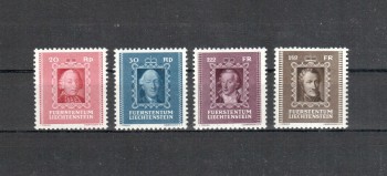Liechtenstein Michelnummer 207 - 210 postfrisch Falz