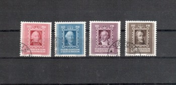Liechtenstein Michelnummer 207 - 210 gestempelt Liechtenstein Michelnummer 207 - 210 gestempelt