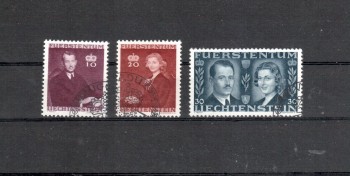 Liechtenstein Michelnummer 211 - 213 gestempelt Liechtenstein Michelnummer 211 - 213 gestempelt