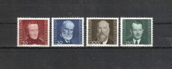 Liechtenstein Michelnummer 214 - 217 postfrisch Falz Liechtenstein Michelnummer 214 - 217 postfrisch Falz
