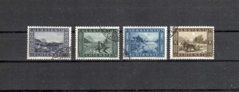 Liechtenstein Michelnummer 218 - 221 gestempelt Liechtenstein Michelnummer 218 - 221 gestempelt