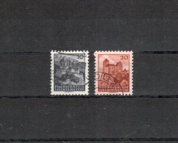 Liechtenstein Michelnummer 222 - 223 gestempelt Liechtenstein Michelnummer 222 - 223 gestempelt