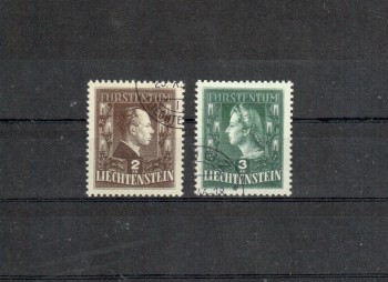 Liechtenstein Michelnummer 238 - 239 gestempelt Liechtenstein Michelnummer 238 - 239 gestempelt