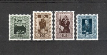 Liechtenstein Michelnummer 311 - 314 postfrisch