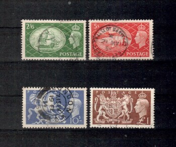 GB Michelnummer 251 - 254 gestempelt