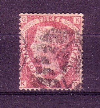 GB Michelnummer 37 gestempelt