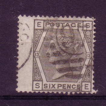 GB Michelnummer 44 ( Platte 13 ) gestempelt
