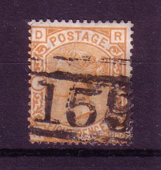 GB Michelnummer 45 gestempelt