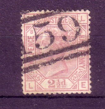 GB Michelnummer 47 Z (nicht im Michel - Schutzpreis) gestempelt