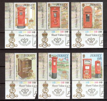 Jersey Michelnummer 1055 - 1060 postfrisch Jersey Michelnummer 1055 - 1060 postfrisch