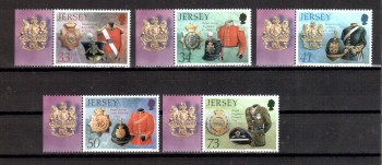 Jersey Michelnummer 1213 - 1217 postfrisch Jersey Michelnummer 1213 - 1217 postfrisch