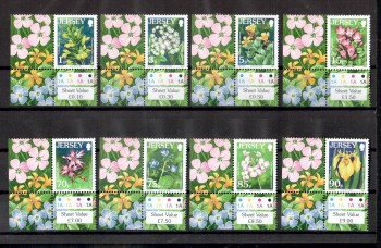 Jersey Michelnummer 1247 - 1254 (a) postfrisch Jersey Michelnummer 1247 - 1254 (a) postfrisch