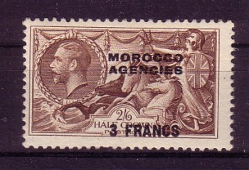 Brit.Post in Marokko Michelnummer 210 postfrisch Falz Brit.Post in Marokko Michelnummer 210 postfrisch Falz