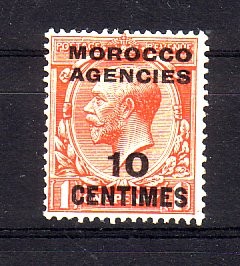 Brit.Post in Marokko Michelnummer 212 postfrisch Falz Brit.Post in Marokko Michelnummer 212 postfrisch Falz