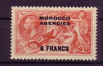 Brit.Post in Marokko Michelnummer 219 postfrisch Falz Brit.Post in Marokko Michelnummer 219 postfrisch Falz