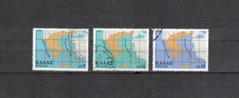 Griechenland Michelnummer 1344 - 1346 gestempelt