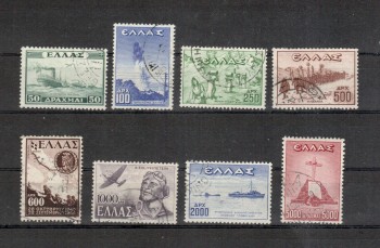 Griechenland Michelnummer 541 - 548 gestempelt
