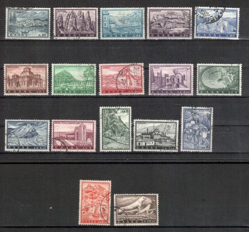 Griechenland Michelnummer 748 - 764 gestempelt