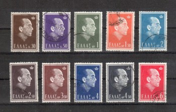 Griechenland Michelnummer 835 - 844 gestempelt