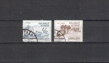 Groenland Michelnummer 131 - 132 gestempelt