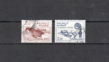 Groenland Michelnummer 138 - 139 gestempelt