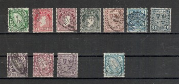 Irland Michelnummer 40 - 51 A ohne 50 gestempelt