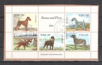 Irland Michelnummer 510 - 514 Block 4 gestempelt