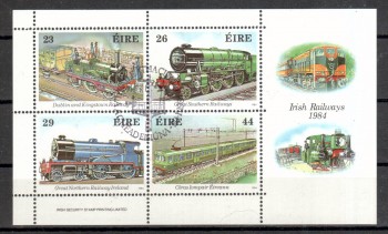 Irland Michelnummer 528 - 531 Block 5 gestempelt