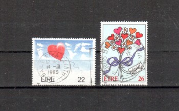 Irland Michelnummer 553 - 554 gestempelt