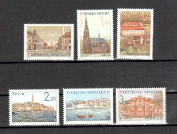 Kroatien Michelnummer 341 - 346 postfrisch