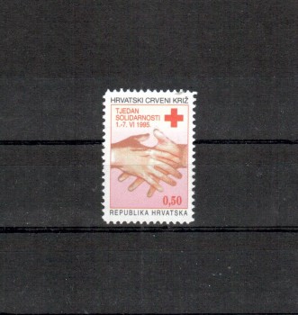 Kroatien Zwangszuschlag Michelnummer 64 postfrisch Kroatien Zwangszuschlag Michelnummer 64 postfrisch