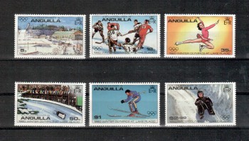 LakePlacid 002 Anguilla Michelnummer 373 - 378 A postfrisch LakePlacid 002 Anguilla Michelnummer 373 - 378 A postfrisch