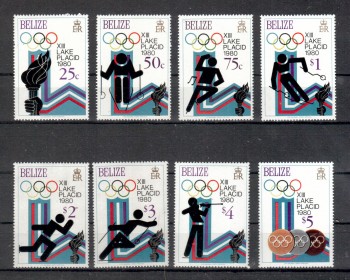 LakePlacid 004 Belize Michelnummer 443 - 450 A postfrisch LakePlacid 004 Belize Michelnummer 443 - 450 A postfrisch