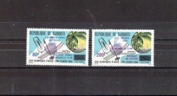 LakePlacid 017 Dschibuti Michelnummer 271 - 272 postfrisch LakePlacid 017 Dschibuti Michelnummer 271 - 272 postfrisch