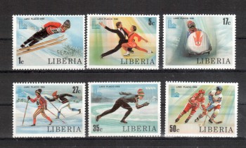 LakePlacid 028 Liberia Michelnummer 1168 - 1173 A postfrisch LakePlacid 028 Liberia Michelnummer 1168 - 1173 A postfrisch