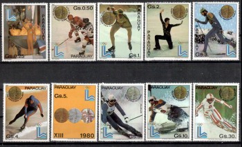 LakePlacid 050 Paraguay Michelnummer 3347 - 3356 postfrisch LakePlacid 050 Paraguay Michelnummer 3347 - 3356 postfrisch