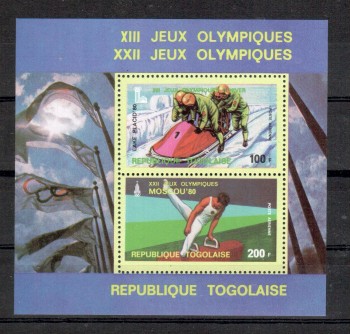 LakePlacid 059 Togo Michelnummer Block 146 postfrisch LakePlacid 059 Togo Michelnummer Block 146 postfrisch