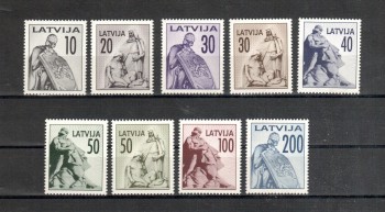 Lettland Michelnummer 326 - 334 postfrisch