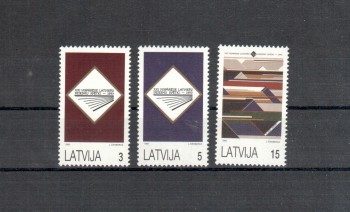 Lettland Michelnummer 357 - 359 postfrisch