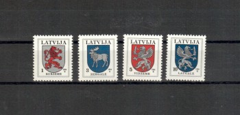 Lettland Michelnummer 371 - 374 postfrisch Lettland Michelnummer 371 - 374 postfrisch