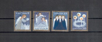 Lettland Michelnummer 382 - 385 gestempelt