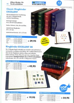 Leuchtturm Ringbinder Excellent DE Neu hier blau Leuchtturm Ringbinder Excellent DE Neu hier blau