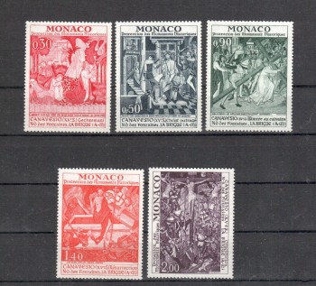 Monako Michelnummer 1061 - 1065 postfrisch Monako Michelnummer 1061 - 1065 postfrisch