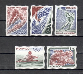 Monako Michelnummer 1225 - 1229 postfrisch