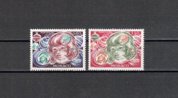 Monako Michelnummer 1244 - 1245 postfrisch