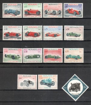 Monako Michelnummer 848 - 862 postfrisch Monako Michelnummer 848 - 862 postfrisch